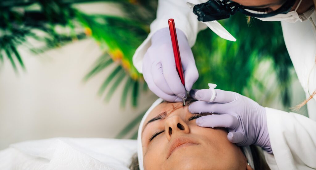 Brow Microblading Cosmetic Procedure