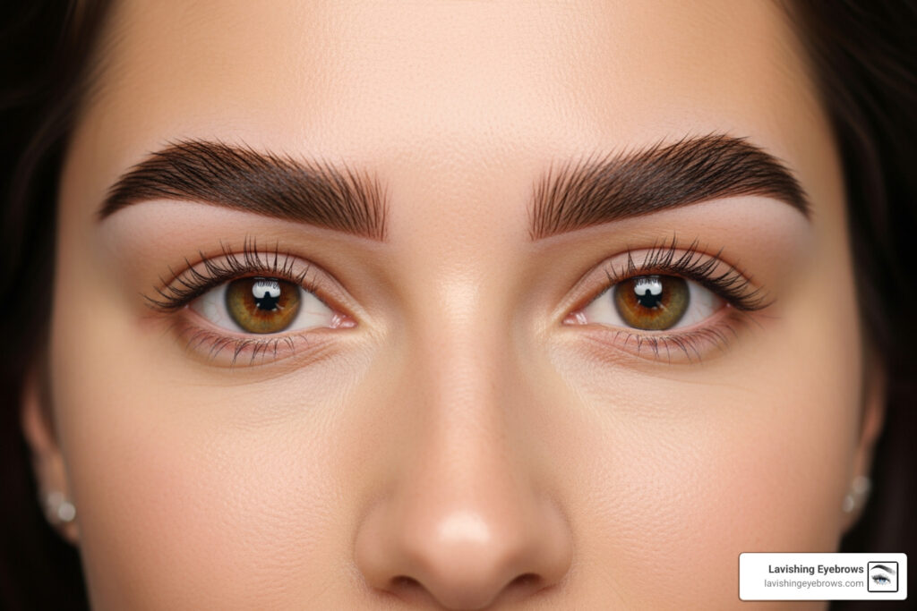 Cosmetic brow tattooing