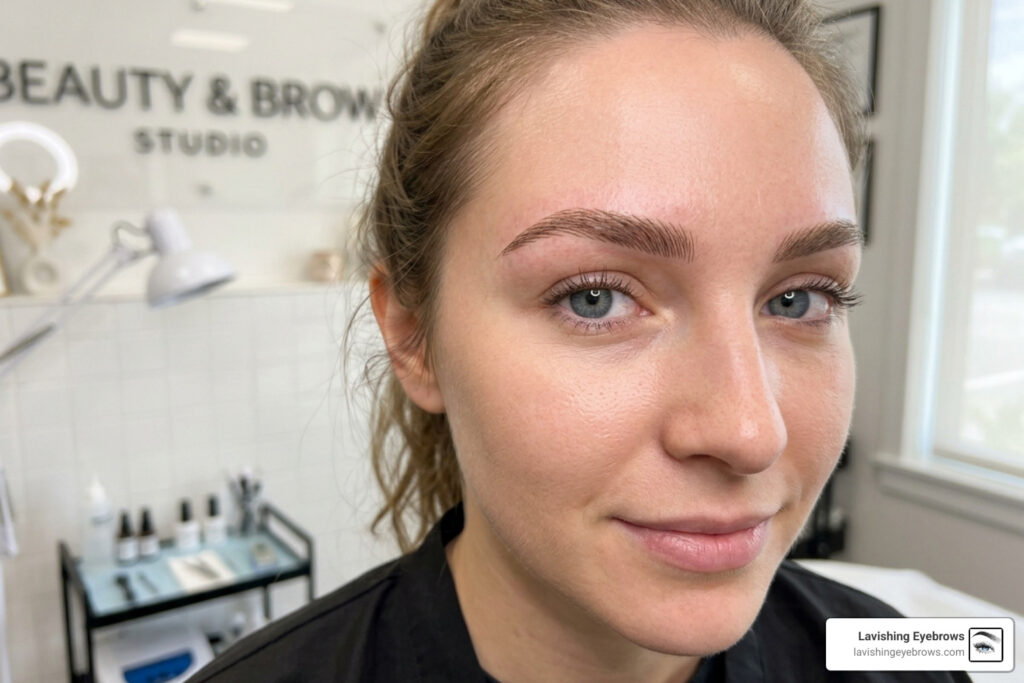 nano brow tattoo