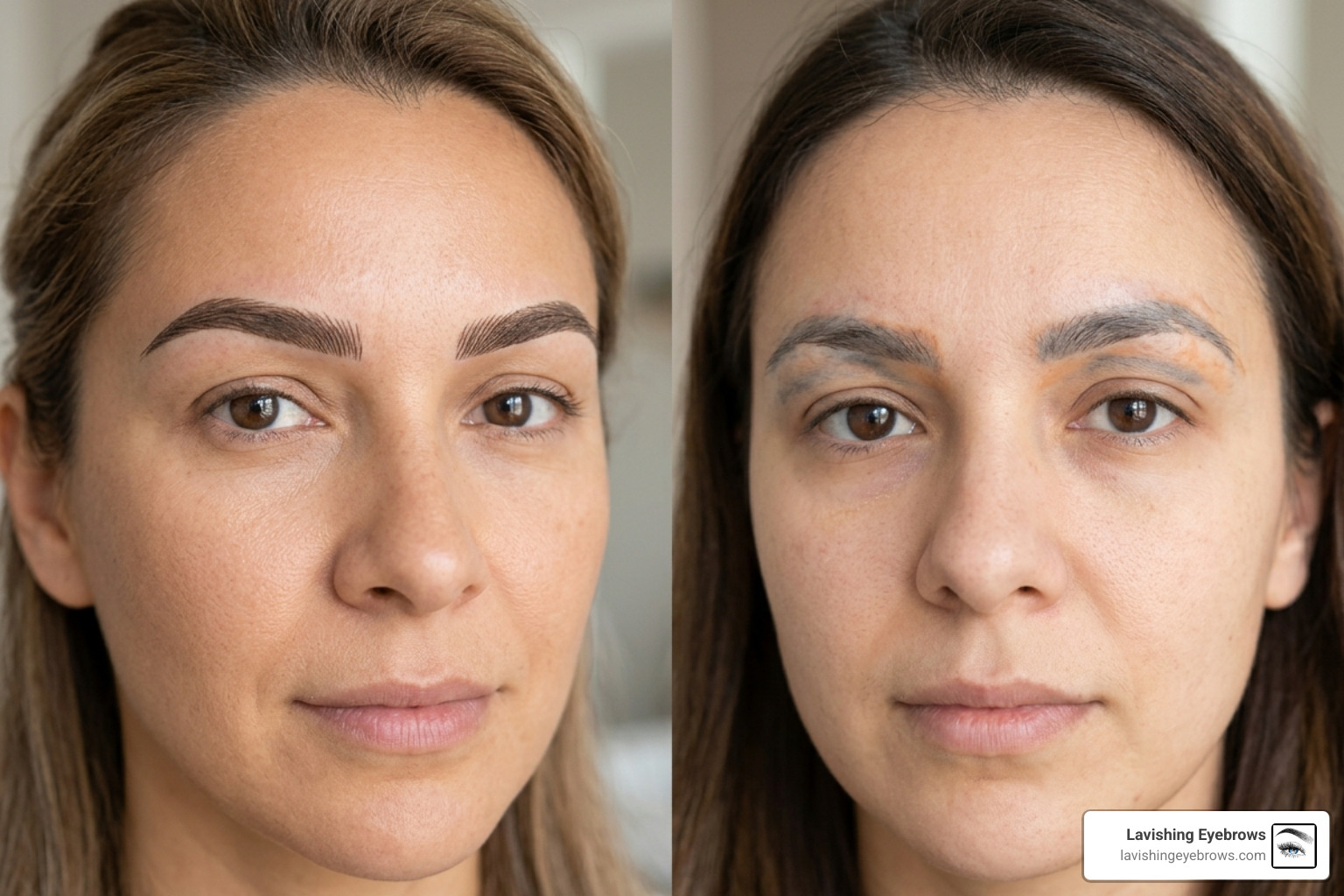 good vs bad microblading